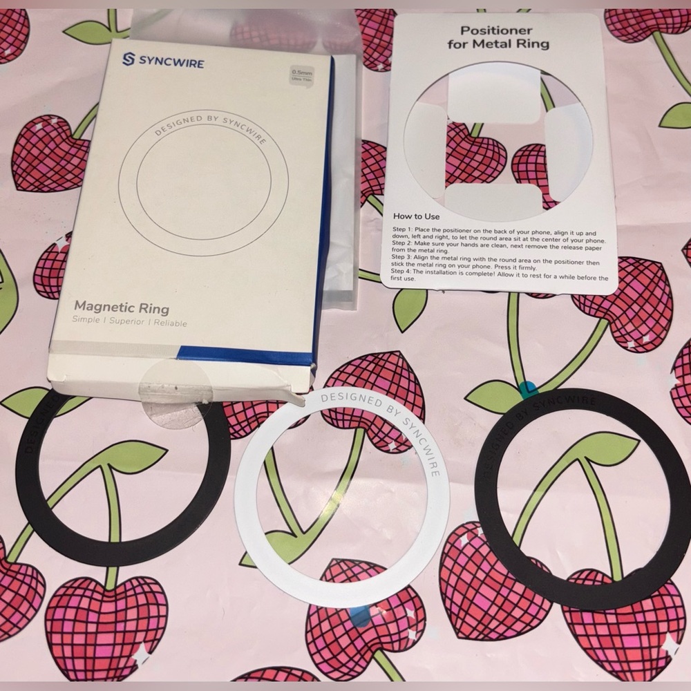 Syncwire Circular Magnetic Metal Rings (3 Pack)
